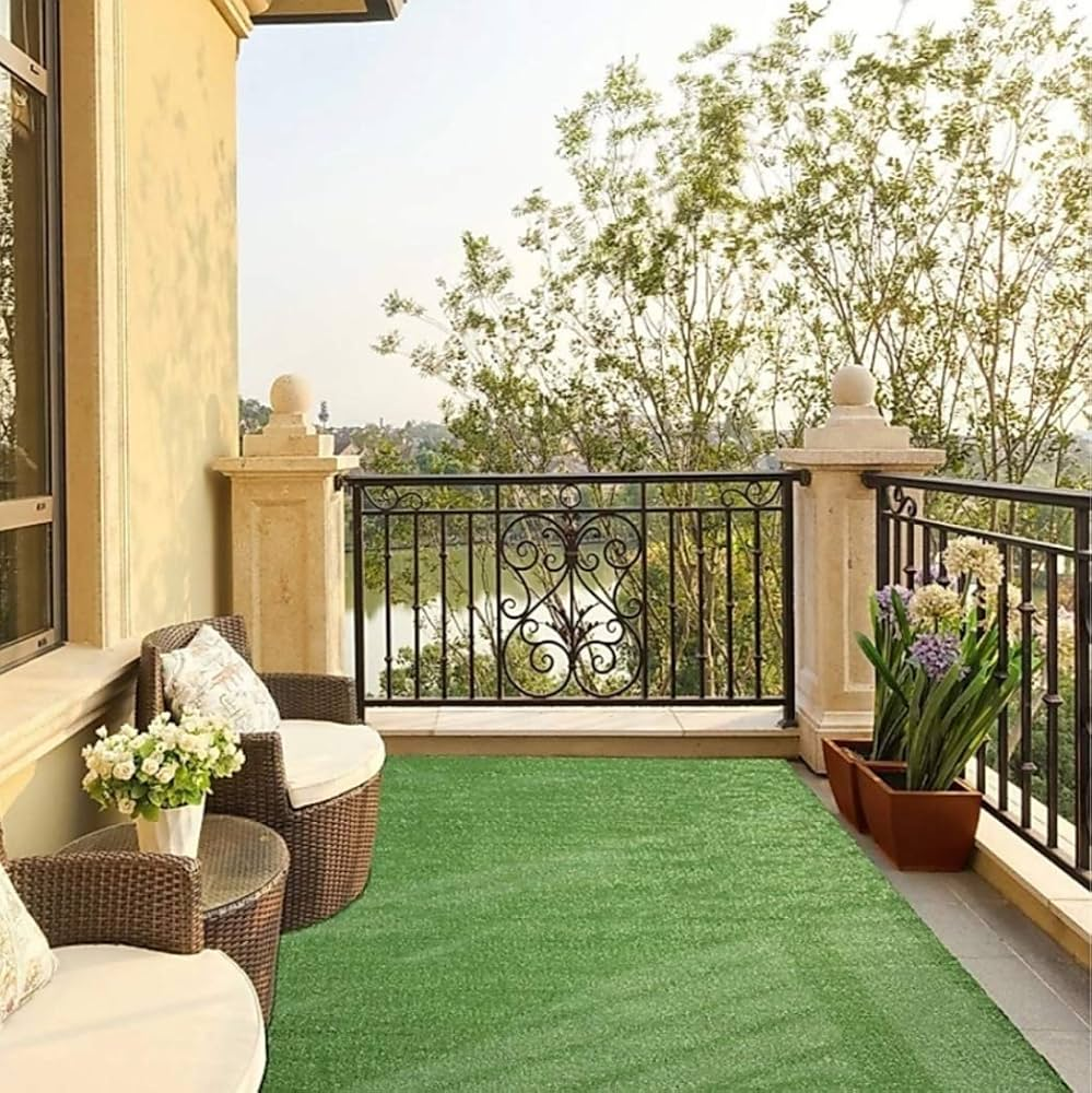Artificial Grass Mat - 2x1ft, realistic, UV resistant