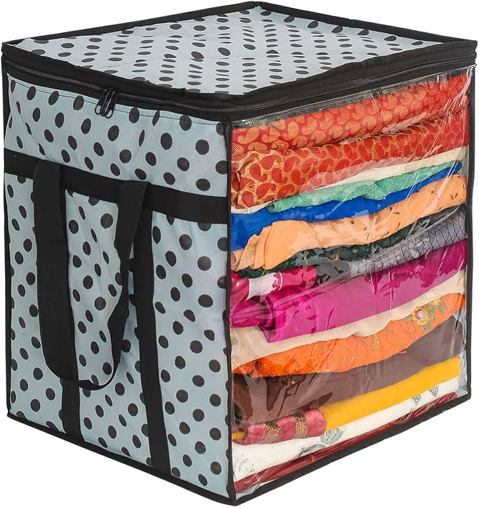 Saree Cover Set (12pcs) - Transparent, dust-proof, durable PVC