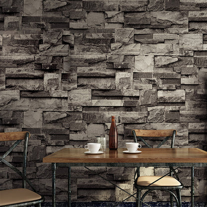 3D Wallpaper Roll - 10m roll, brick/stone patterns