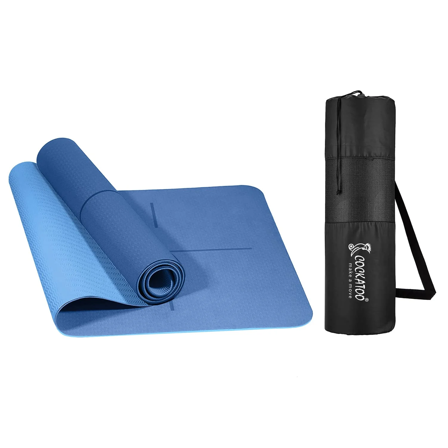 Travel Yoga Mat - Foldable, lightweight, 3mm